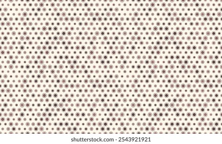 Polka dot vector design with a minimalist round shape pattern. Ideal for trendy fabric prints, wallpapers, and poster backgrounds with a simple geometric touch.