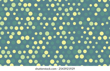 Polka dot vector design with a minimalist round shape pattern. Ideal for trendy fabric prints, wallpapers, and poster backgrounds with a simple geometric touch.
