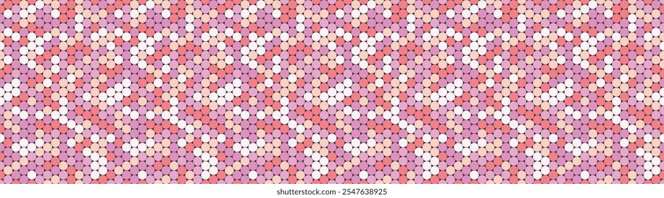 Polka dot vector design with a minimalist round shape pattern. Ideal for trendy fabric prints, wallpapers, and poster backgrounds with a simple geometric touch.