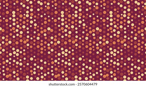 Polka dot vector design with a minimalist round shape pattern. Ideal for trendy fabric prints, wallpapers, and poster backgrounds with a simple geometric touch.