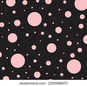 Polka Dot Vector Geometric Retro Muster handgezeichnet trendiger, nahtloser Musterhintergrund Flaches Tapete Modernes Design Mixed Geometrie Muster Alle Modeleder Kleidung