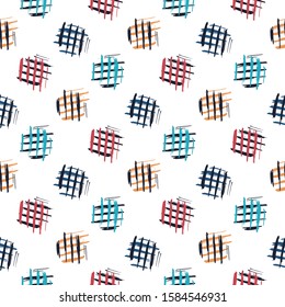 Polka dot. Vector illustration of seamless pattern.