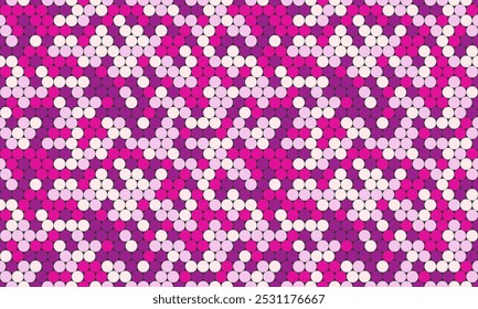 Polka dot vector pattern with geometric circles. Perfect for textile designs, wallpaper, or trendy poster backgrounds with an abstract minimalist style.