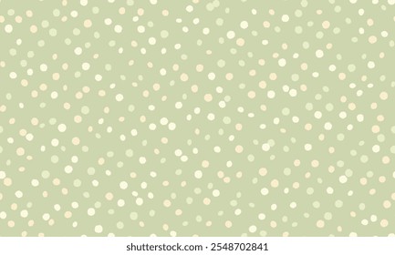 Polka dot padrão vetorial com círculos geométricos. Perfeito para desenhos têxteis, papel de parede, ou fundos de cartaz na moda com um estilo minimalista abstrato.