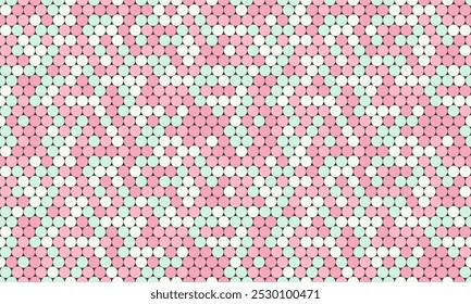 Polka dot vector with a repeating round spot pattern. Perfect for seamless textile prints, trendy wallpapers, and abstract geometric poster backgrounds.