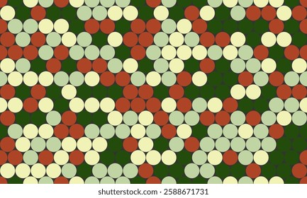 Polka dot vector with a repeating round spot pattern. Perfect for seamless textile prints, trendy wallpapers, and abstract geometric poster backgrounds.