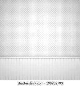 Polka dot wall with copy space