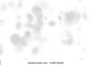 Polka dot wave halftone pattern. Gradient dots background. Modern vector illustration. Abstract curves. Points backdrop. Wavy dotted spotted 
pattern. Monochrome wide template for web design