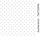 Polka Dot. White Background. Black Dots. Seamless Pattern.