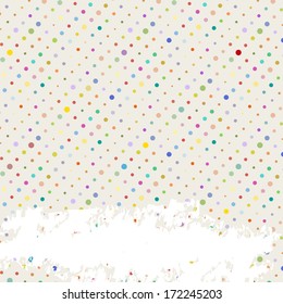 polka dots background, free copy space, vector Illustration