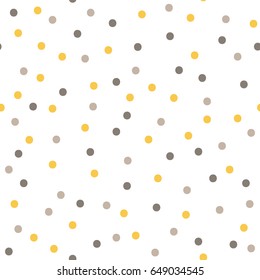 Polka dots background seamless pattern