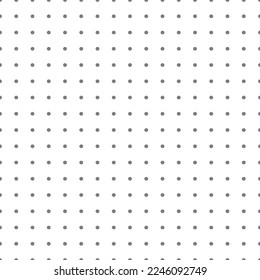 Polka dots or bullet journal texture. Seamless monochrome pattern. Dotted background. Soft abstract geometric pattern.