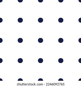 Polka dots or bullet journal texture. Seamless monochrome pattern. Dotted background. Soft abstract geometric pattern.