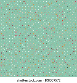 Polka dots colorful abstract pattern. And also includes EPS 8 vector
