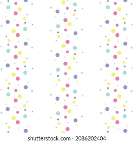 Polka dots colorful background. Holiday background, web icon, symbol, sign, romantic wedding, love card - vector abstract background 