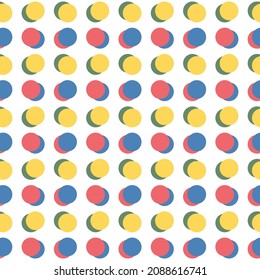 Polka dots colorful background. Holiday background, web icon, symbol, sign, romantic wedding, love card - vector abstract background 