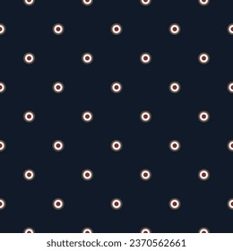 Polka dots colorful seamless pattern background Vintage retro classic 60s 70s 80s 90s design for textile Fashion print for clothes greeting invitation card flyer banner poster wallpaper paper cover ad