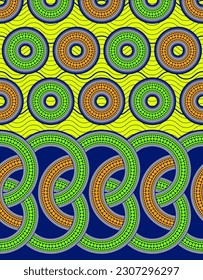 polka dots design, circle abstract african pattern background, textile art, tribal abstract hand-draw, hawaii summer fashion artwork for Fabric print, clothes, scarf, shawl, carpet, bag