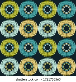 Puntos de polka.Diseño con sombreado manual. Ornamento étnico boho.Fondo impecable. Motivo tribal. Ilustración vectorial para diseño web o impresión.