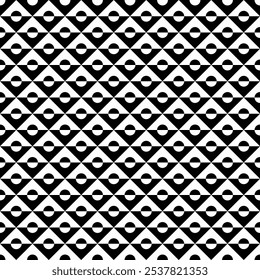 Polka Dots Geometric Pattern Colorful black white