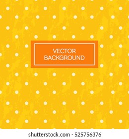 Polka dots grunge vintage pattern background