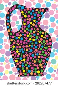 Polka dots jug 