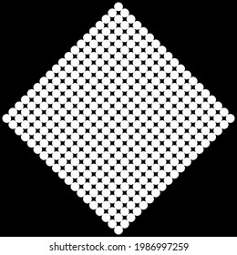 Polka Dots Motifs Pattern. Decoration for Interior, Exterior, Carpet, Textile, Garment, Cloth, Silk, Tile, Plastic, Paper, Wrapping, Wallpaper, Pillow, Sofa, Background, Ect. Vector Illustration 