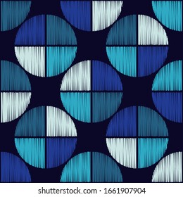 Polka dots ornament. Hatch. Seamless pattern. Vector illustration for web design or print.