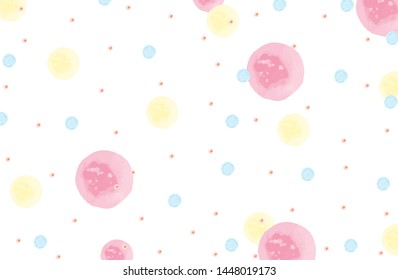 Polka dots pastel vector background. Abstract pastel illustration wallpaper texture. Template for website design and social media advertising.