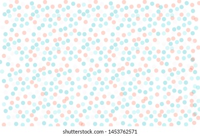Polka dots pastel vector background. Abstract illustration wallpaper texture. Template for website design and social media advertising. 