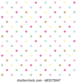  Polka Dots Pattern Background