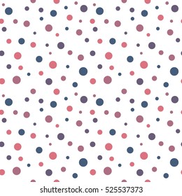 Polka Dots pattern in bright colors
