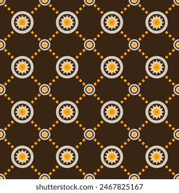 Polka Dots Pattern Fabric Design Circle Cross Vector illustration Concept Print Clothing Pants Shirts Necktie Bag, Ethnic Multipurpose cloth Textile industry and more.
