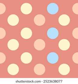 Polka Dots Pattern Seamless, texture colorful pattern
