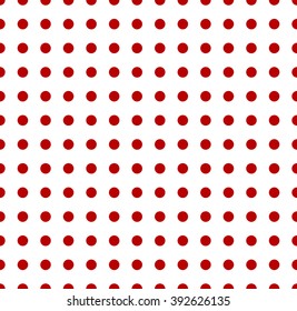 Polka dots pattern. Seamlessly repeatable dotted, circle background