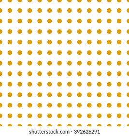 Polka dots pattern. Seamlessly repeatable dotted, circle background