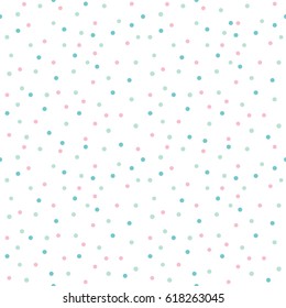 polka dots seamless pattern
