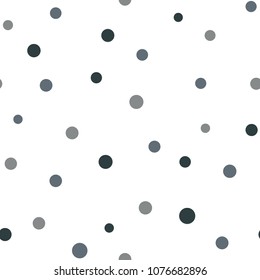 Polka dots seamless pattern background