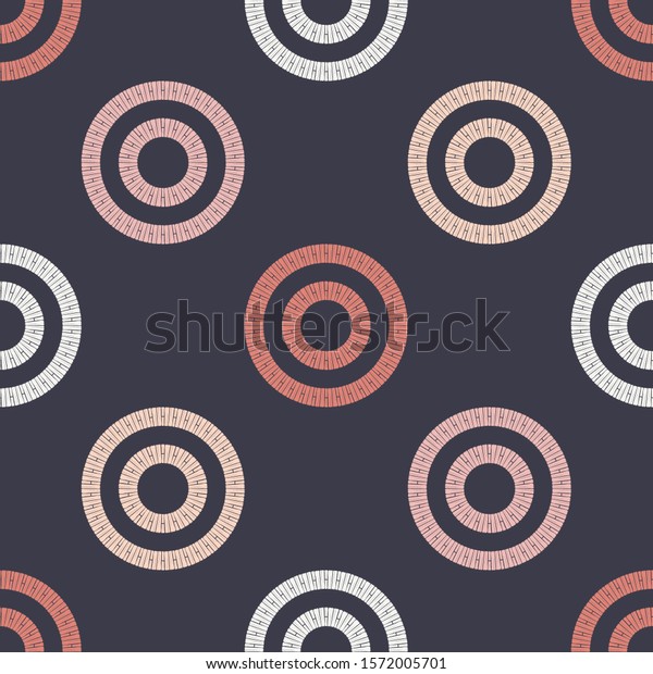 Polka Dots Seamless Pattern Boho Vector Stock Vector Royalty Free 1572005701 9578