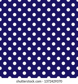 Polka Dots Seamless Pattern - Classic polka dot repeating pattern design