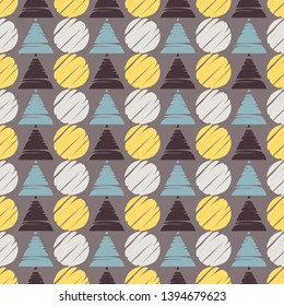 Polka dots seamless pattern. Ethnic print. Boho. Multicolored. Simple design. Vector geometric background. Can be used in printing, textile, wrapping, web-design.