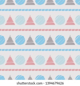 Polka dots seamless pattern. Ethnic print. Boho. Multicolored. Simple design. Vector geometric background. Can be used in printing, textile, wrapping, web-design.