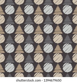 Polka dots seamless pattern. Ethnic print. Boho. Multicolored. Simple design. Vector geometric background. Can be used in printing, textile, wrapping, web-design.