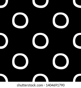 Polka dots seamless pattern. Ethnic print. Boho. Simple design. Vector geometric background. Can be used in printing, textile, wrapping, web-design.