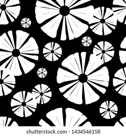 Polka dots seamless pattern. Ethnic print. Boho. Simple design. Vector geometric background. Can be used in printing, textile, wrapping, web-design.