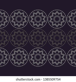 Polka dots seamless pattern. Flowers. Ethnic print. Boho. Multicolored. Simple design. Vector geometric background. Can be used in printing, textile, wrapping, web-design.
