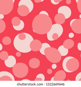 Polka dots seamless pattern. Geometric background. Can be used for wallpaper, textile, invitation card, wrapping, web page background.
