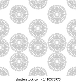 Polka dots seamless pattern. Mosaic of ethnic figures. Patterned texture. Geometric background. Can be used for wallpaper, textile, invitation card, wrapping, web page background.