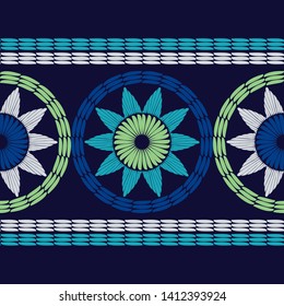 Polka dots seamless pattern. Mosaic of ethnic figures. Patterned texture. Geometric background. Can be used for wallpaper, textile, invitation card, wrapping, web page background.