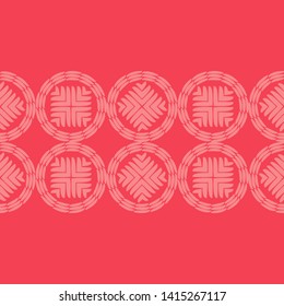 Polka dots seamless pattern. Mosaic of ethnic figures. Patterned texture. Geometric background. Can be used for wallpaper, textile, invitation card, wrapping, web page background.